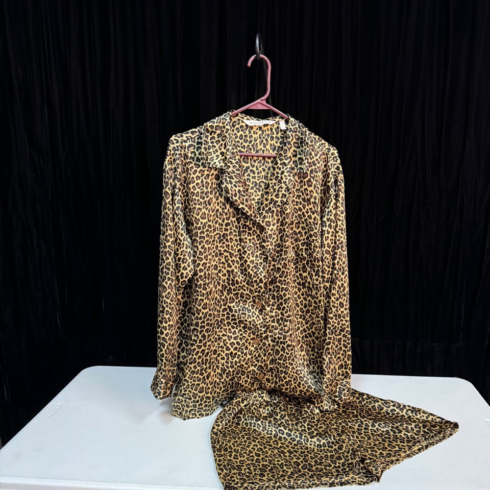 Victoria’s Secret leopard print pajamas